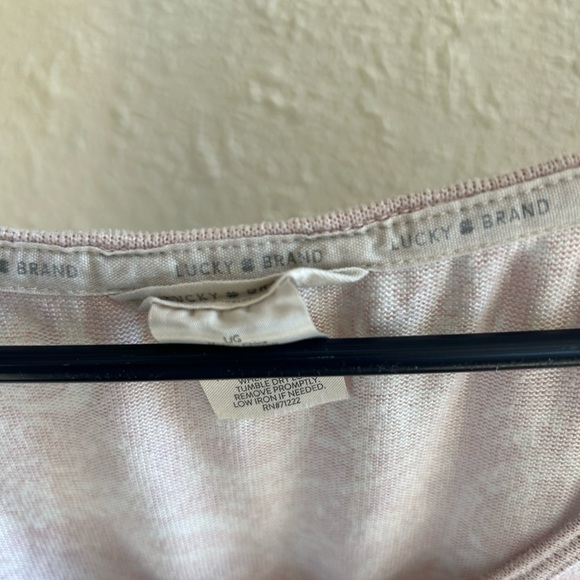 Lucky Brand Light Pink Paisley Tank Top - Picture 5 of 5